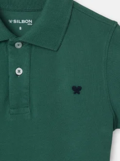 Polo kids clasico raqueta verde