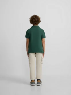 Polo kids clasico raqueta verde