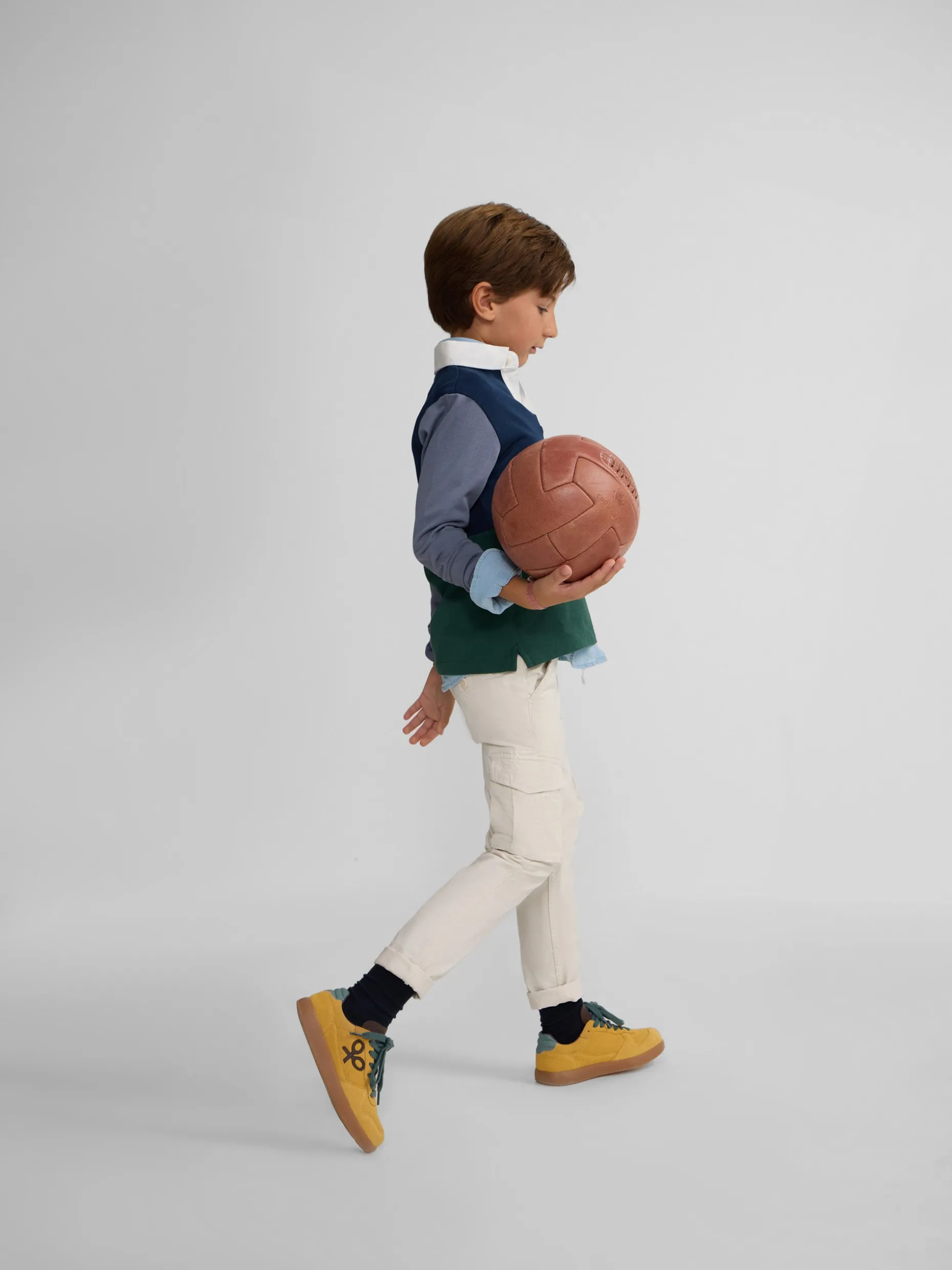 Polo kids clasico rugby multicolor azul marino