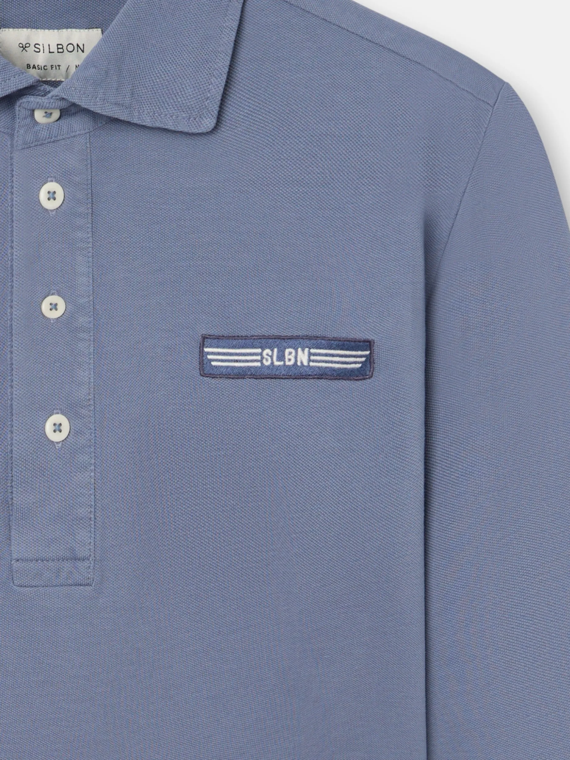 Polo military azul marino