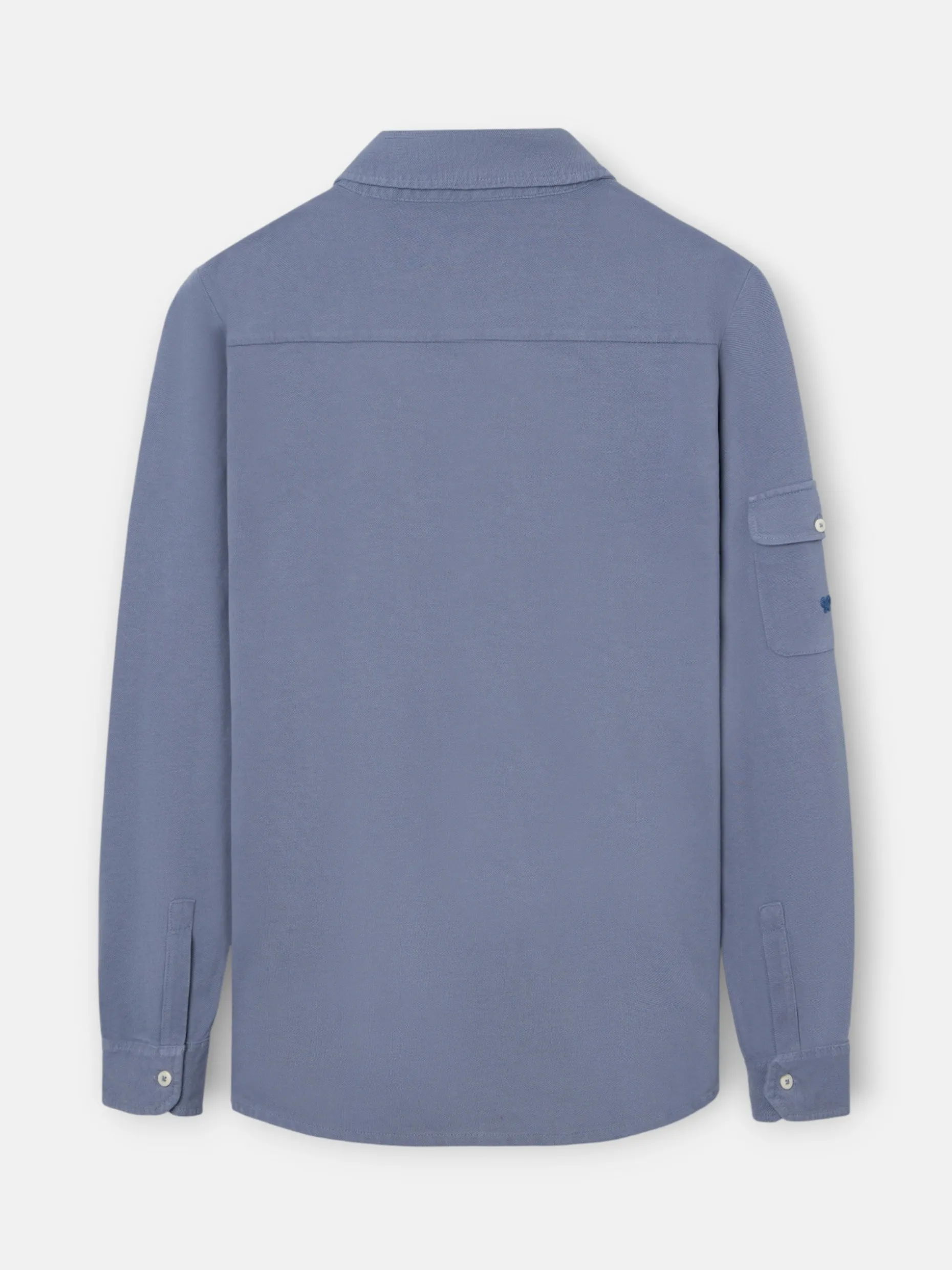 Polo military azul marino