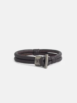 Pulsera piel gancho