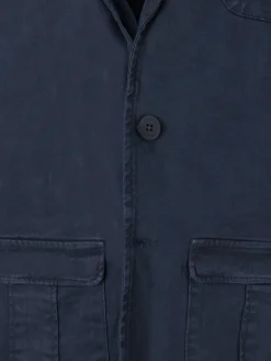 Semiblazer casual azul marino
