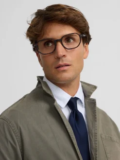 Semiblazer casual gris medio