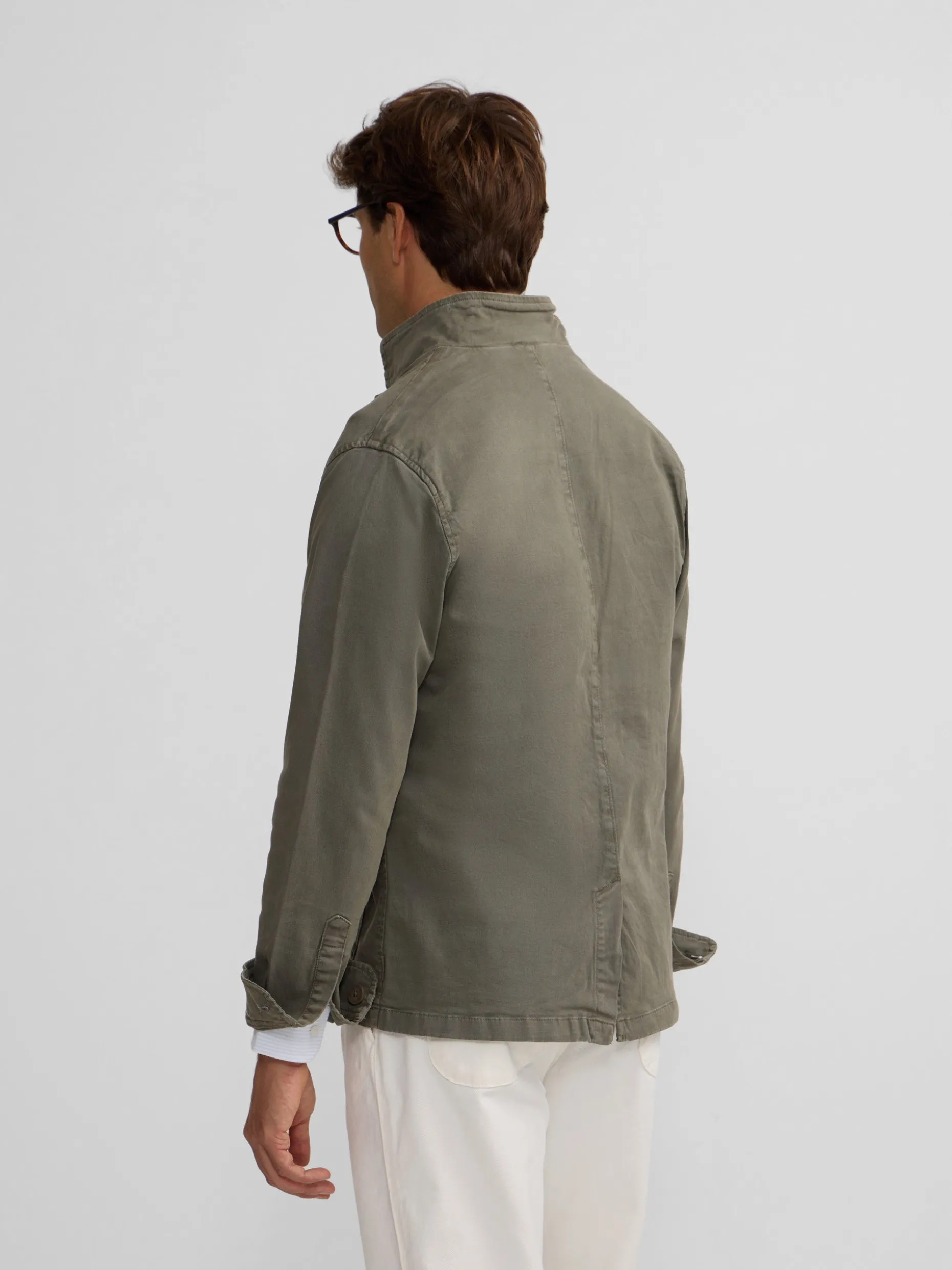 Semiblazer casual gris medio