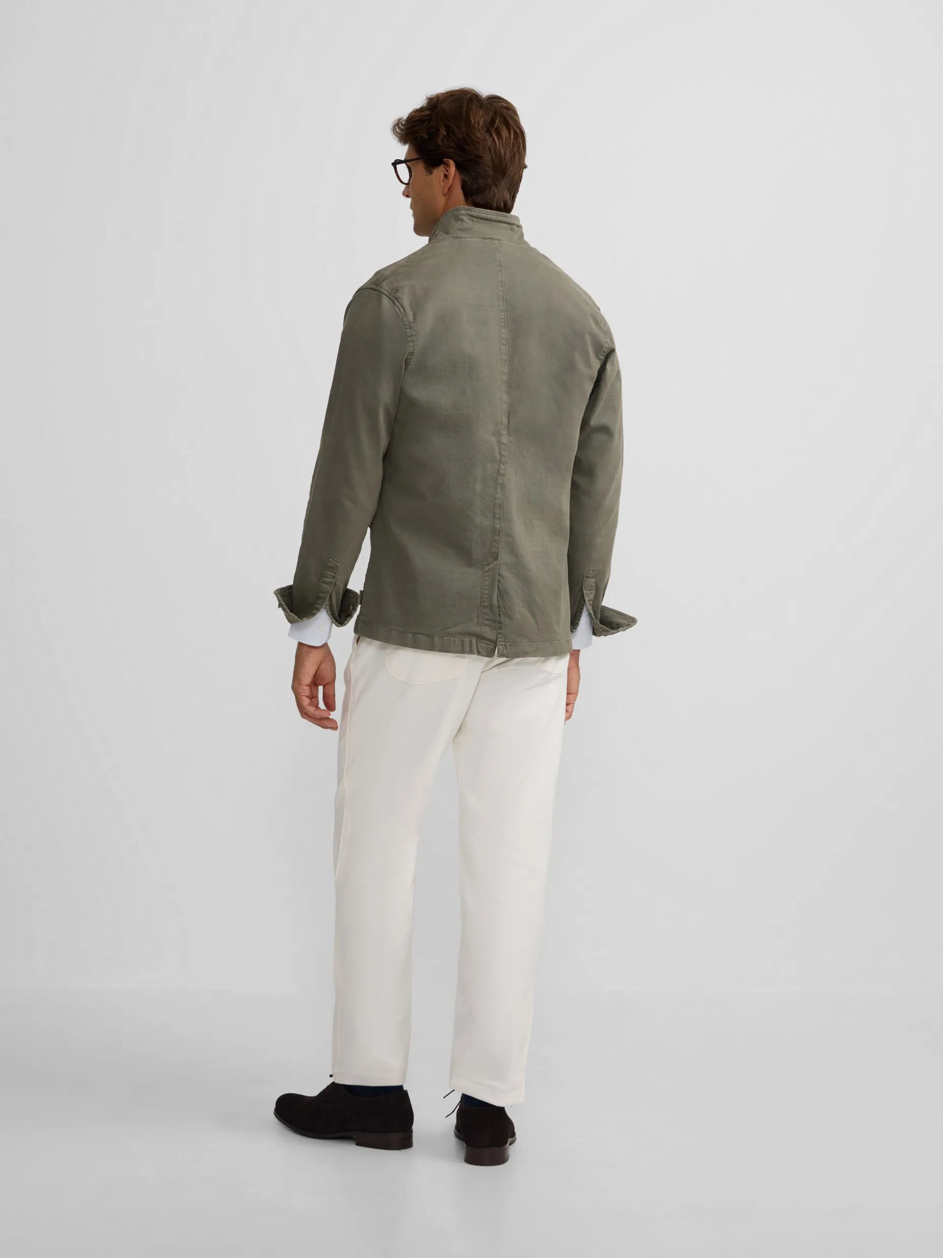 Semiblazer casual gris medio