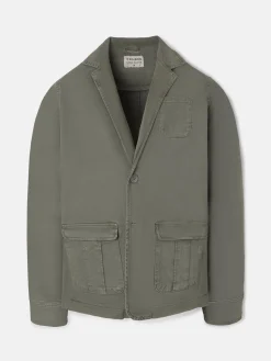 Semiblazer casual verde