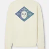 Sudadera escudo SB crema