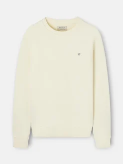 Sudadera escudo SB crema
