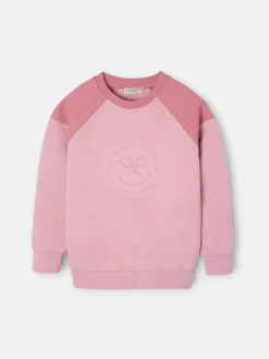 Sudadera girl chandal silbon smile rosa