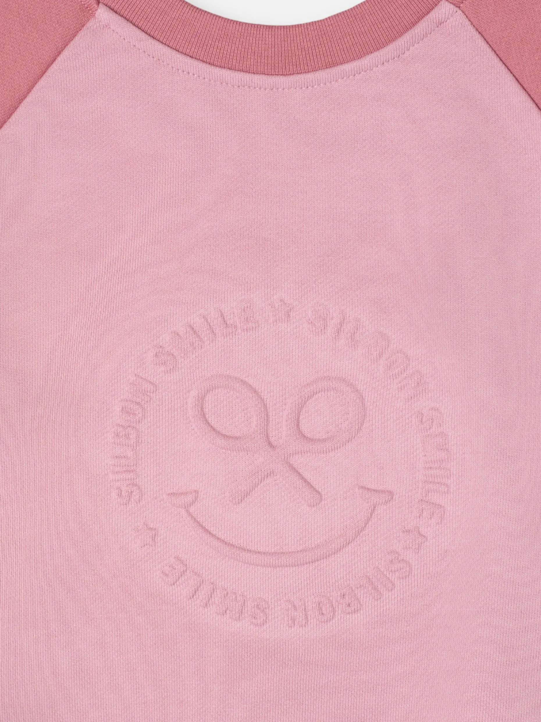Sudadera girl chandal silbon smile rosa