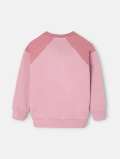 Sudadera girl chandal silbon smile rosa