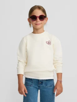 Sudadera girl corazon crudo