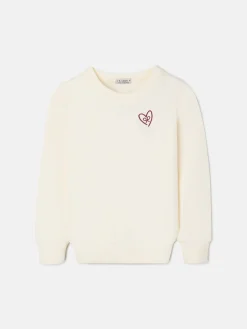 Sudadera girl corazon crudo