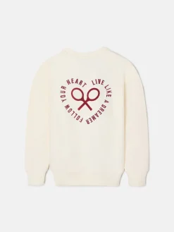 Sudadera girl corazon crudo