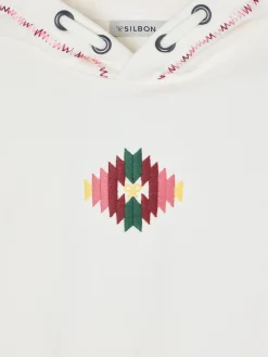 Sudadera girl etnica cruda