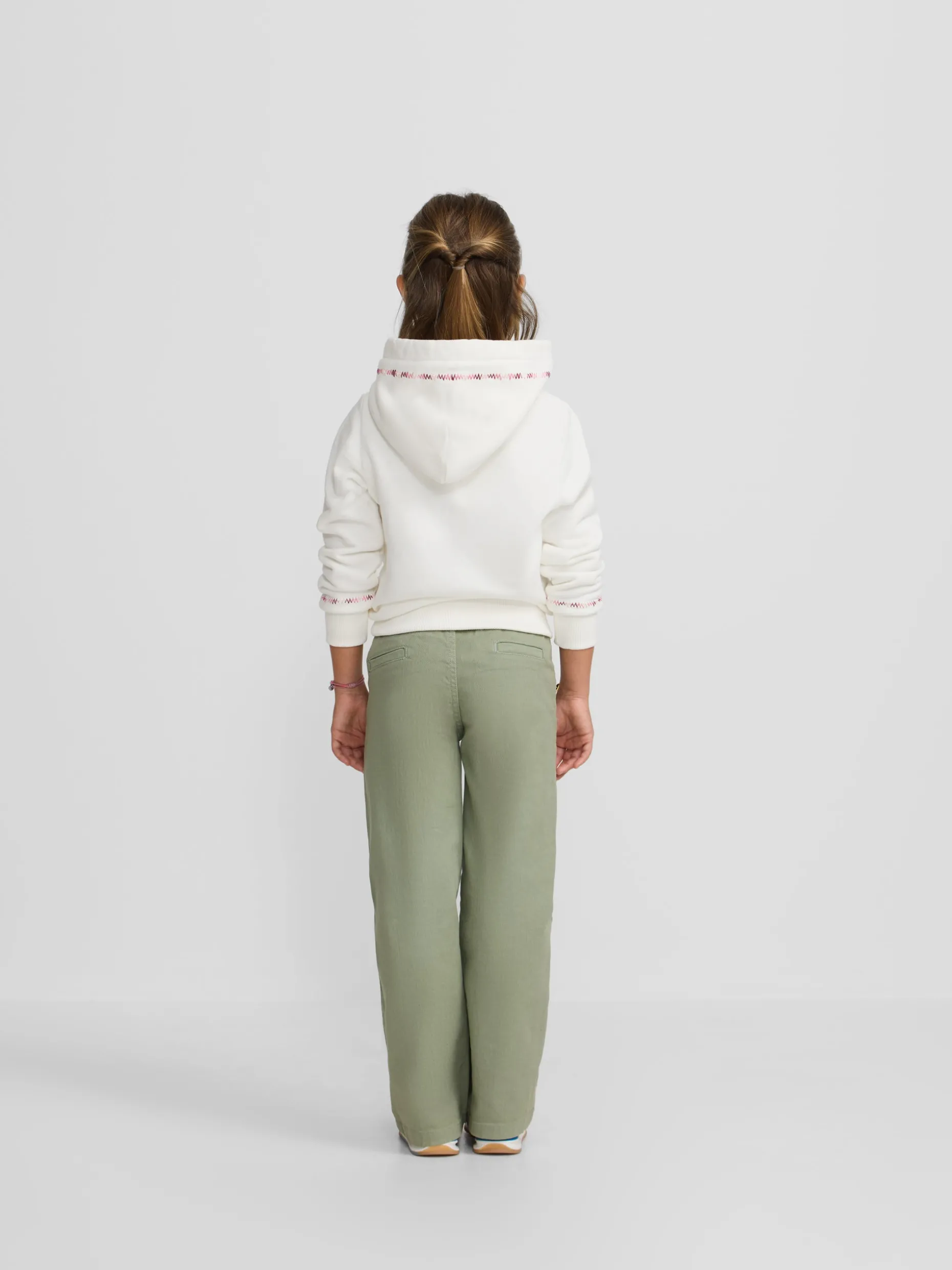 Sudadera girl etnica cruda