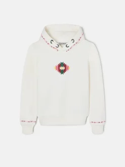 Sudadera girl etnica cruda