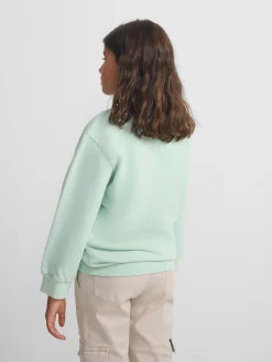 Sudadera girl fun and peace verde