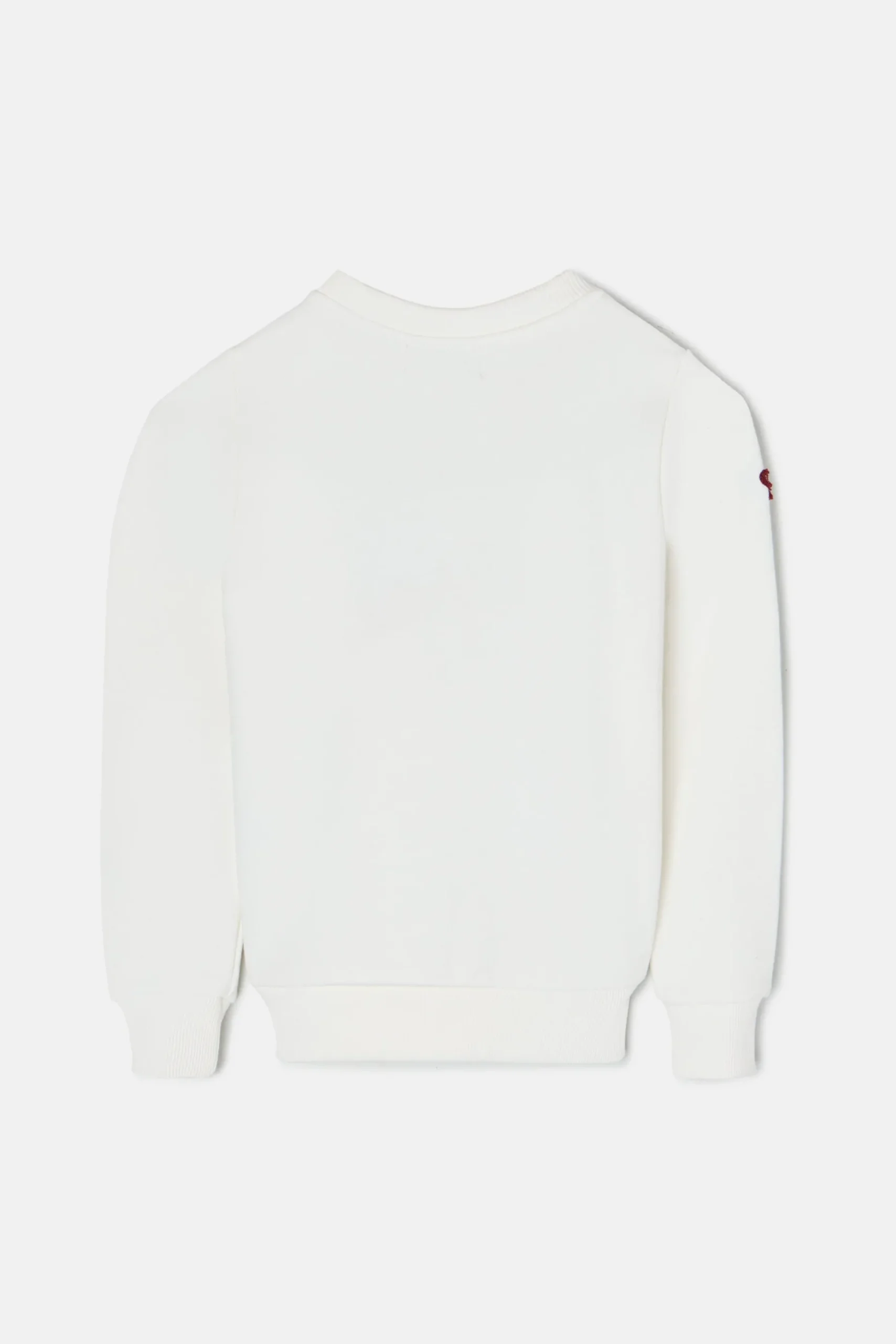 Sudadera girl letras silbon cruda
