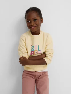Sudadera girl silbon multicolor amarillo