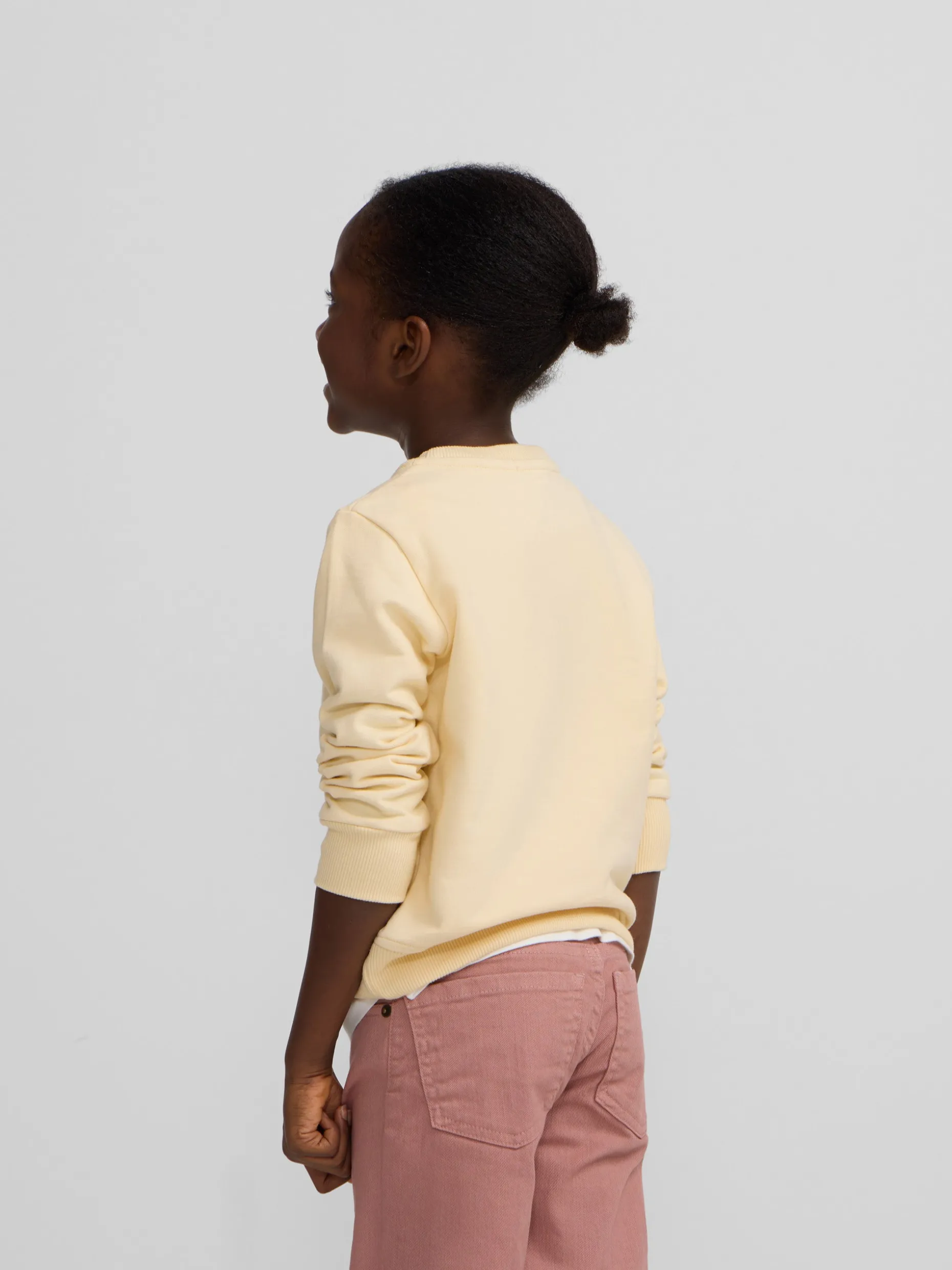 Sudadera girl silbon multicolor amarillo
