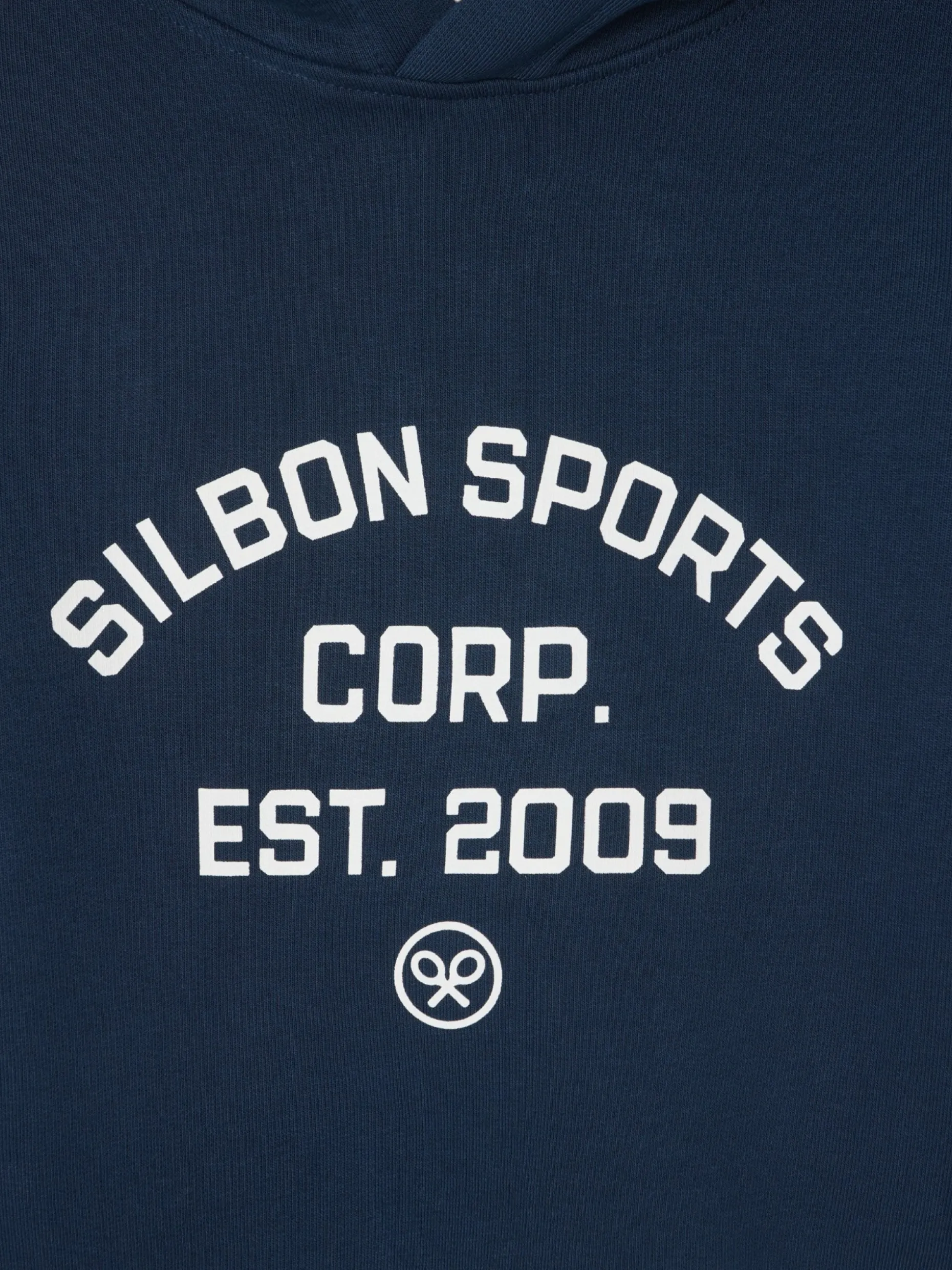 Sudadera hoodie Silbon sports azul marino