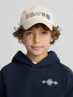Sudadera kids hoodie cordon etnico azul marino