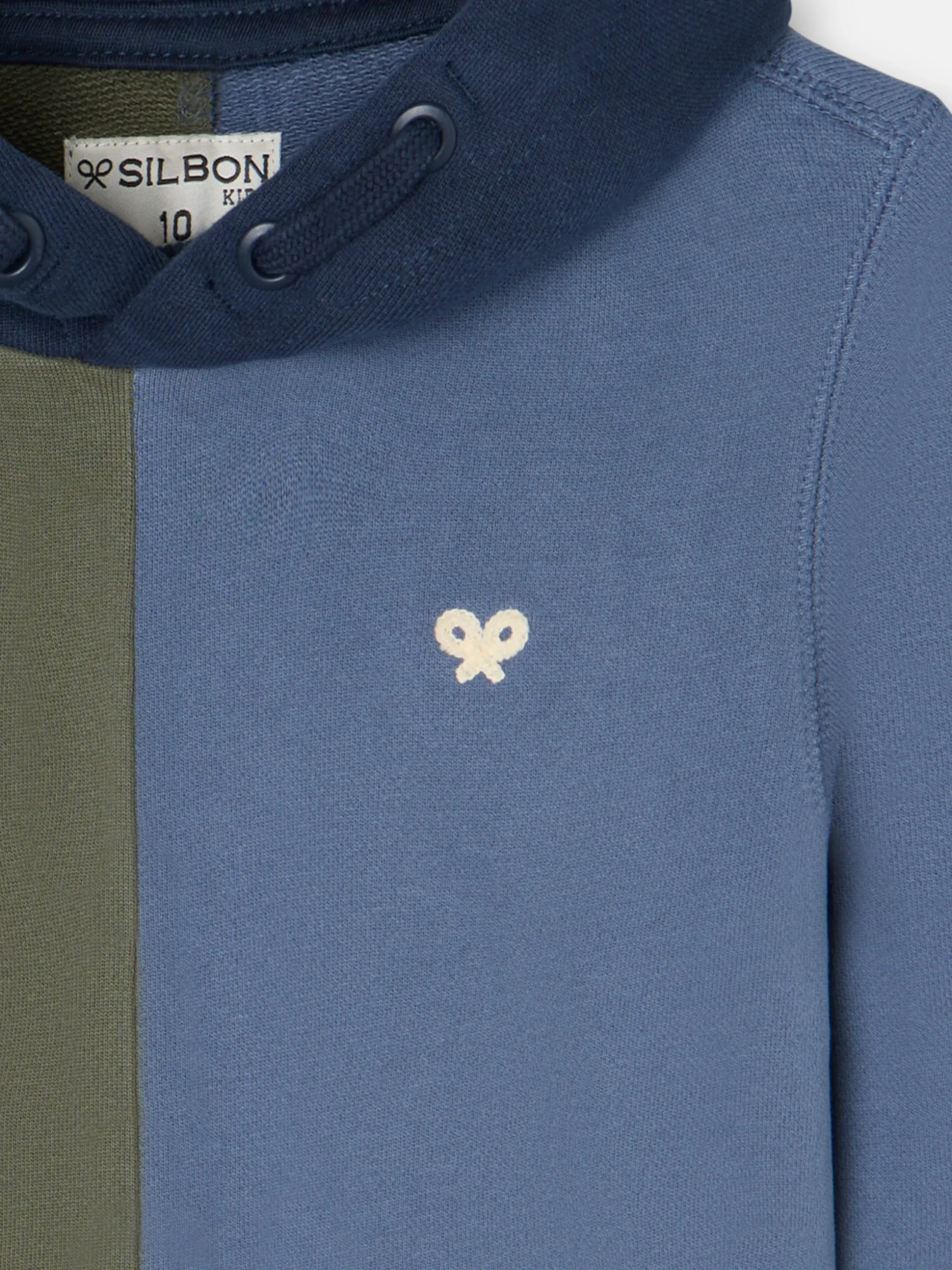 Sudadera kids hoodie multicolor azul verde
