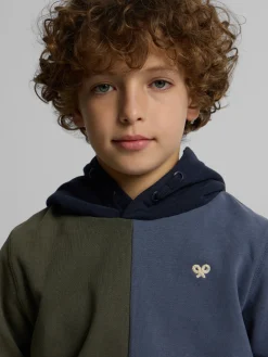Sudadera kids hoodie multicolor azul verde