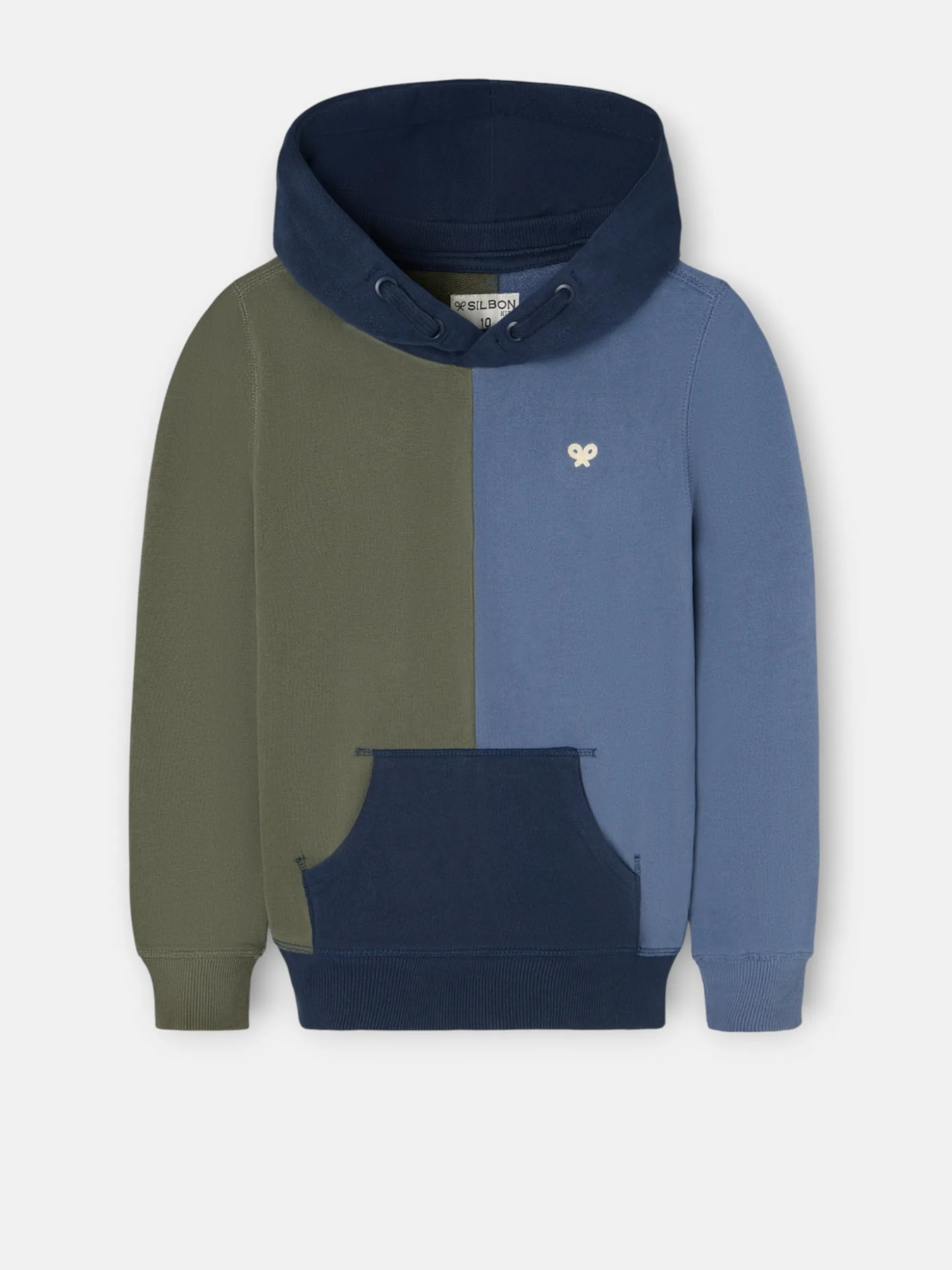 Sudadera kids hoodie multicolor azul verde