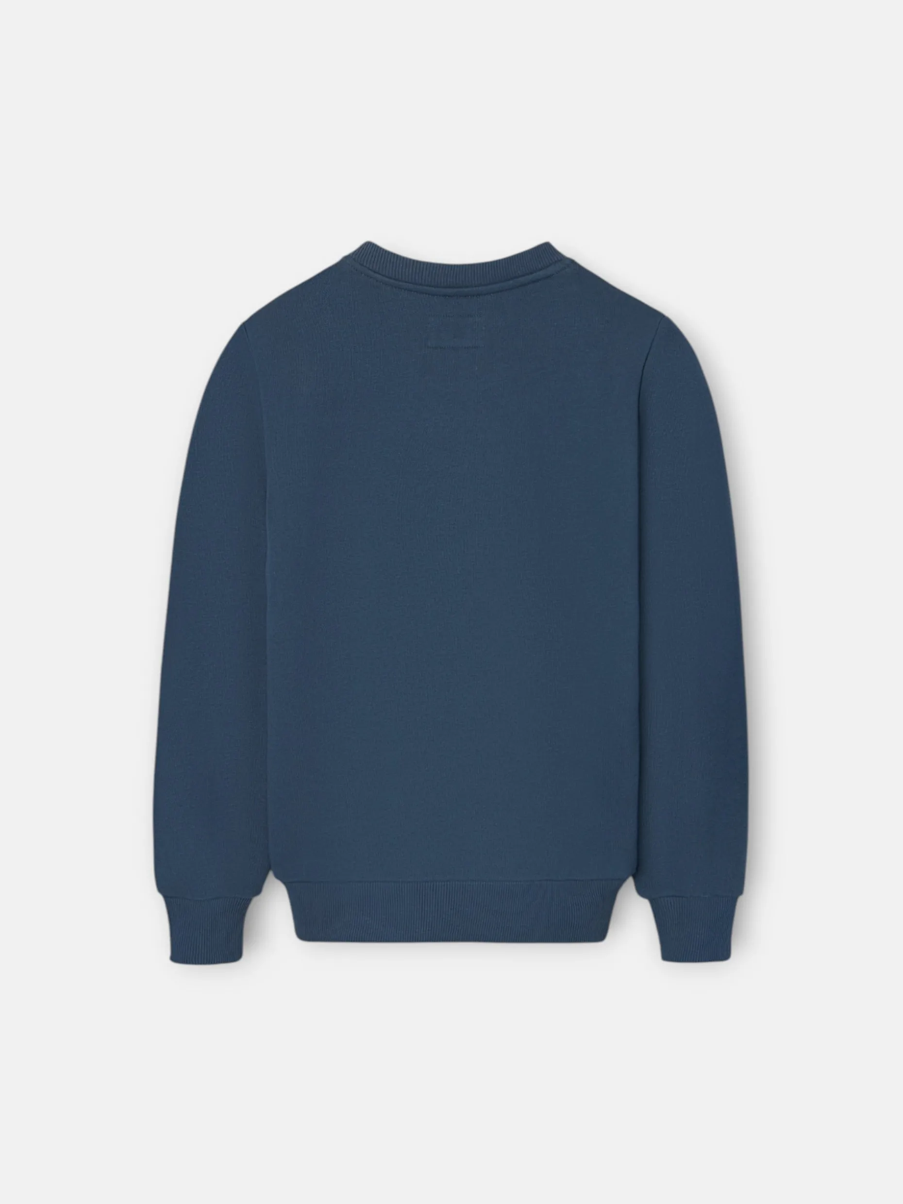 Sudadera kids letras silbon azul marino