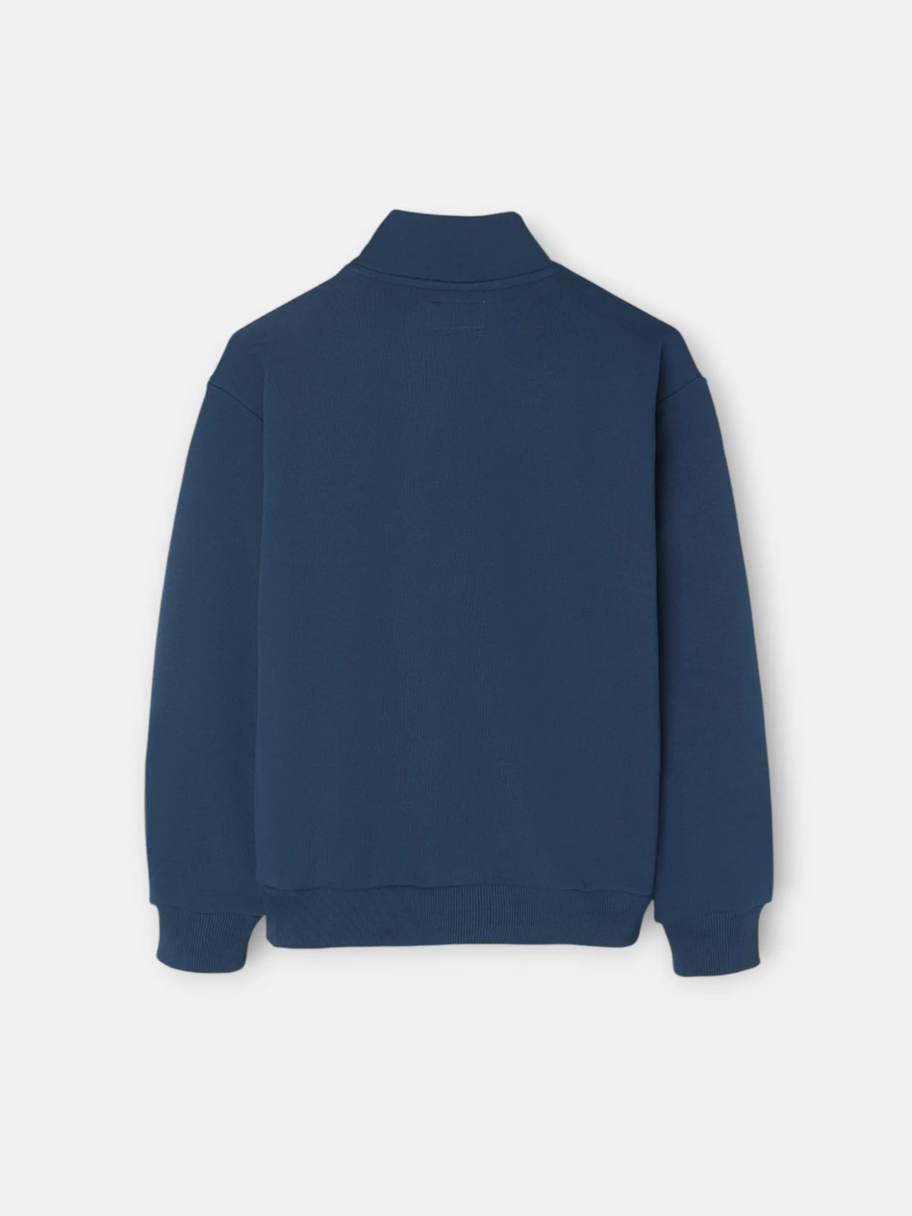 Sudadera kids media cremallera acid azul marino