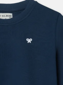 Sudadera kids minilogo azul marino
