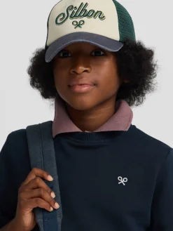 Sudadera kids minilogo azul marino