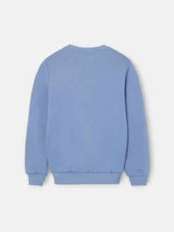 Sudadera kids minilogo azul indigo