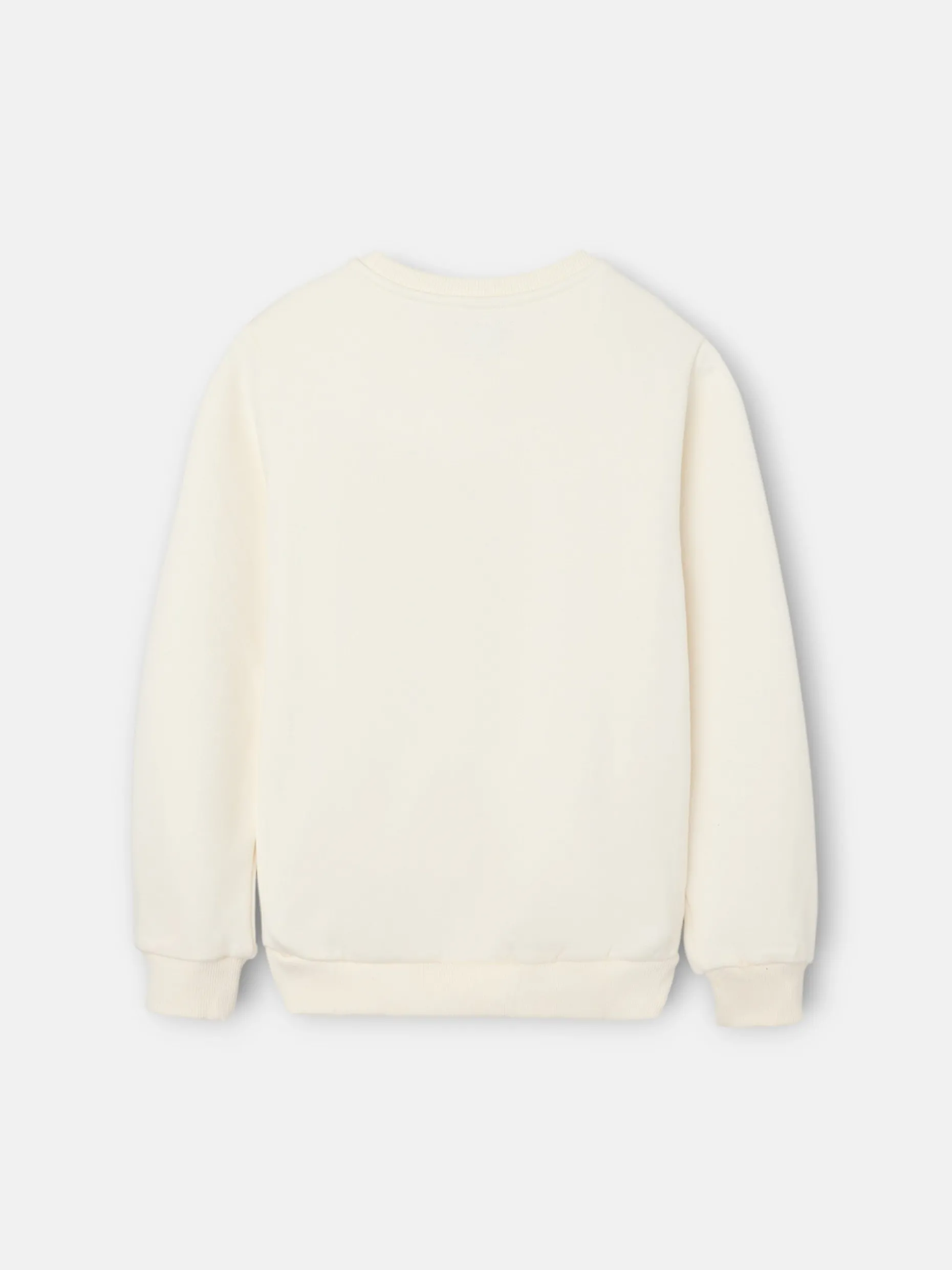 Sudadera kids minilogo crema