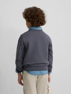 Sudadera kids raqueta junior azul indigo