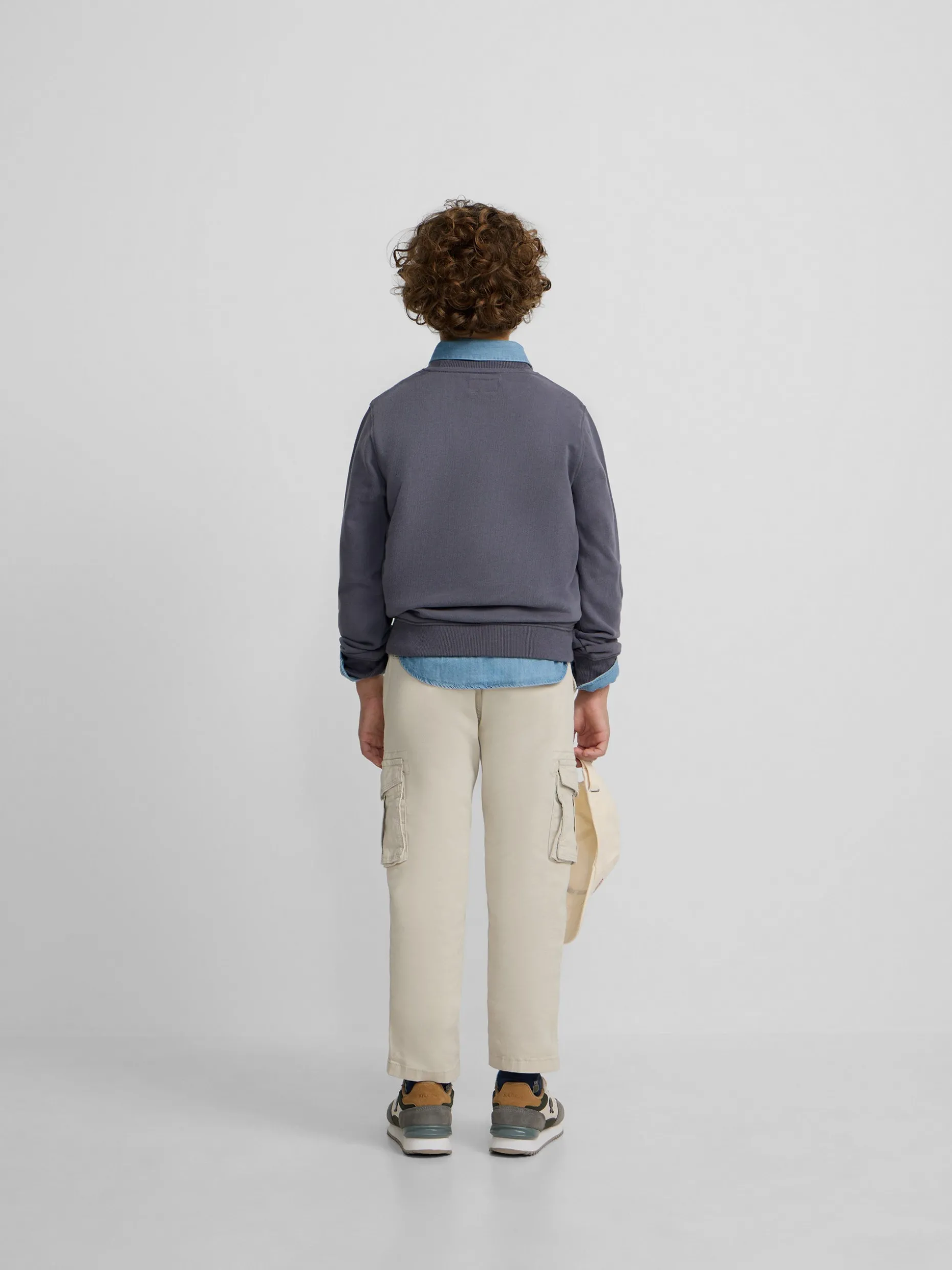 Sudadera kids raqueta junior azul indigo