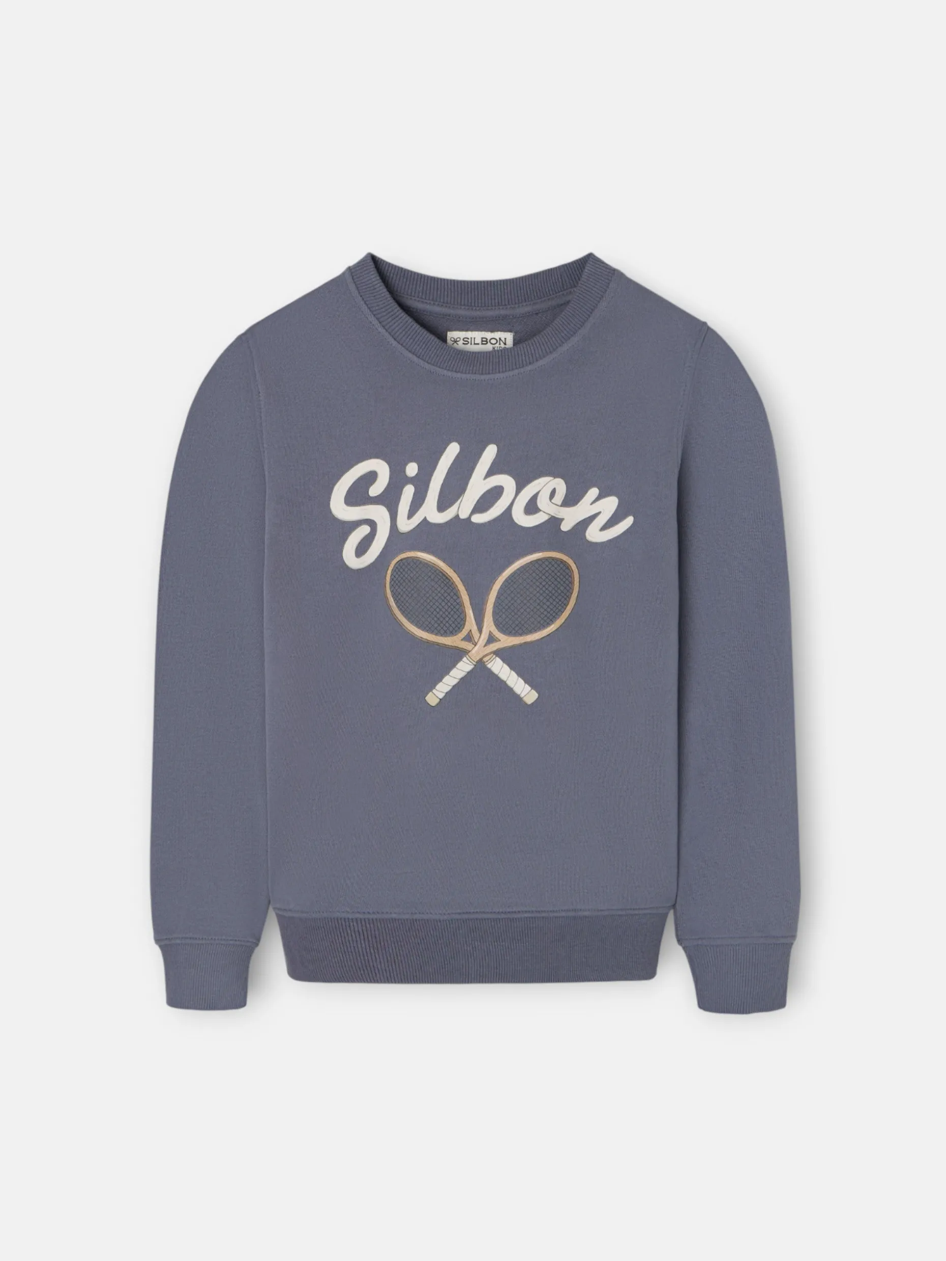 Sudadera kids raqueta junior azul indigo