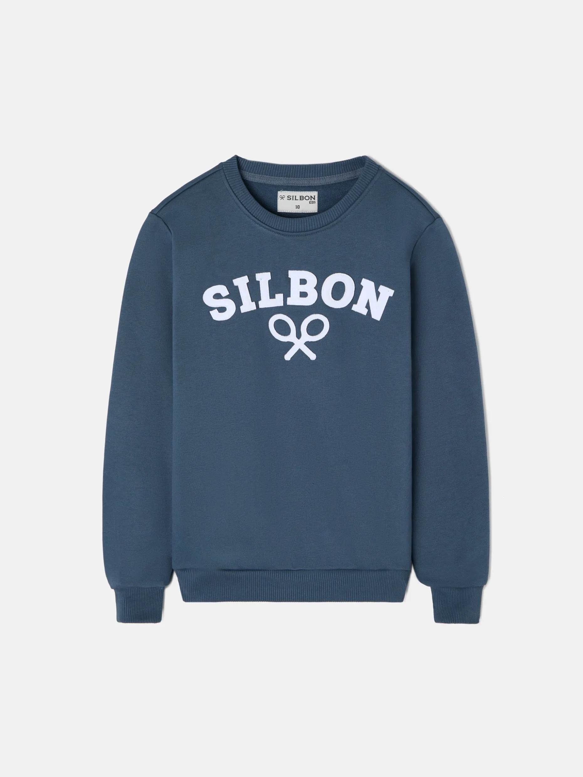 Sudadera kids raqueta media azul marino