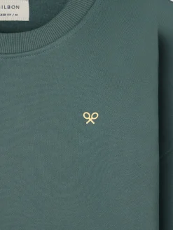 Sudadera relaxed fit culture verde