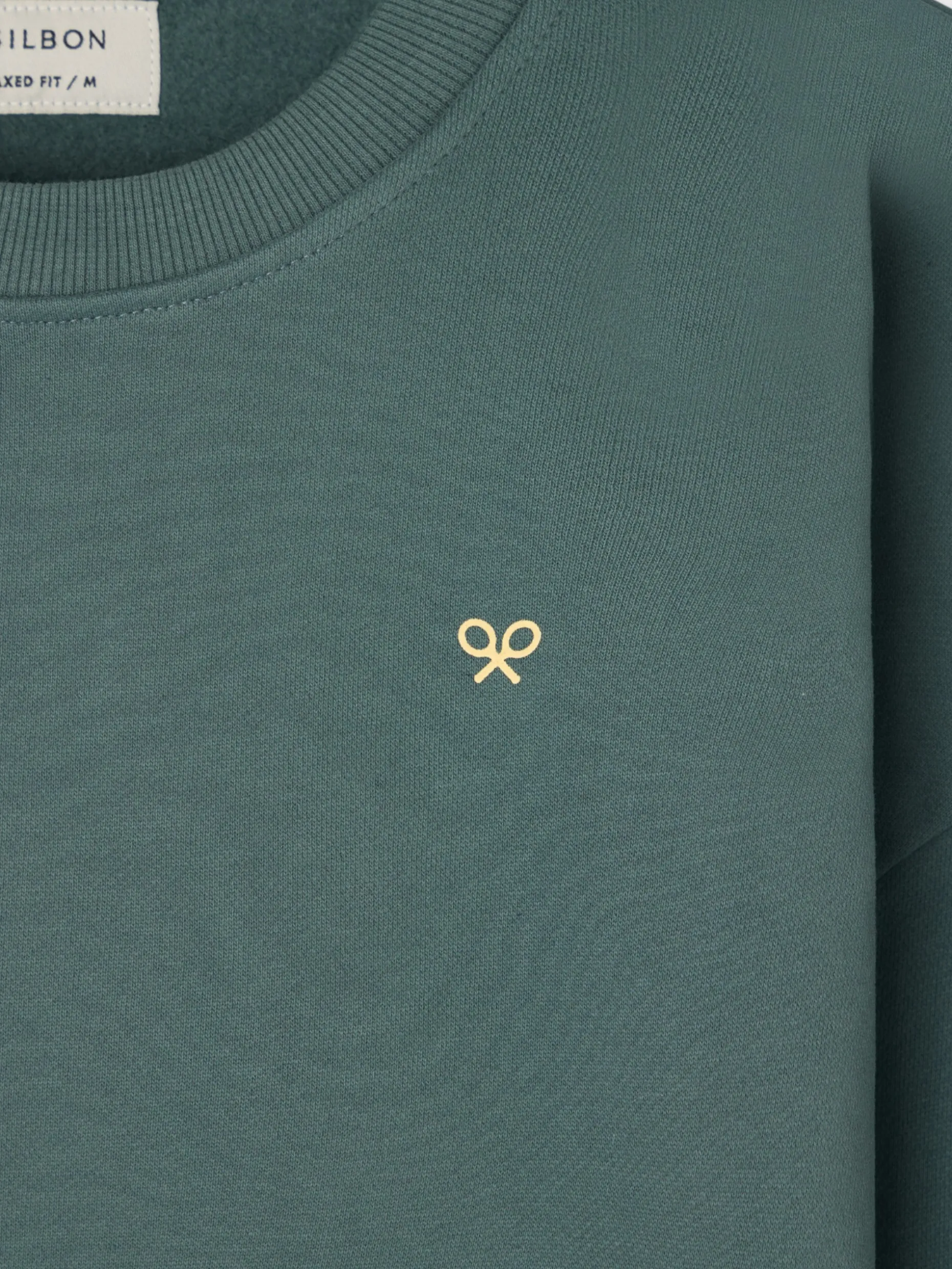 Sudadera relaxed fit culture verde