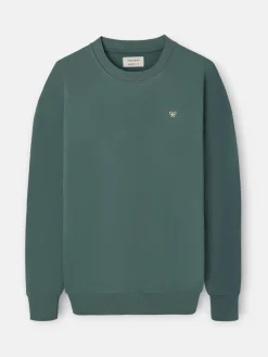 Sudadera relaxed fit culture verde