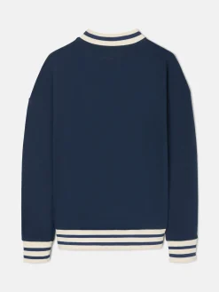 Sudadera relaxed fit ivy league marino