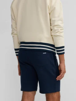 Sudadera relaxed fit ivy league crema