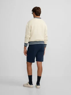 Sudadera relaxed fit ivy league crema