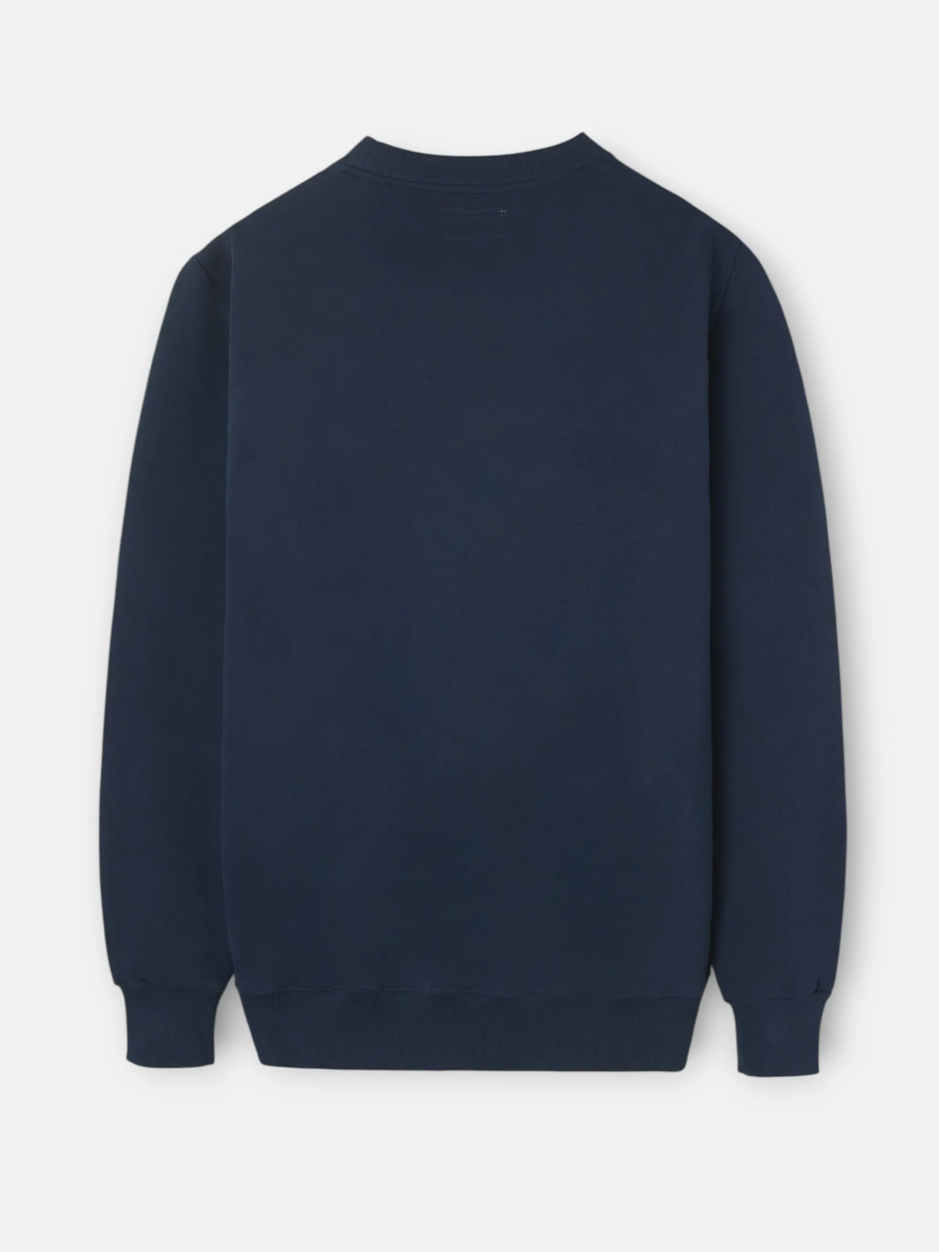 Sudadera relaxed fit retro azul marino
