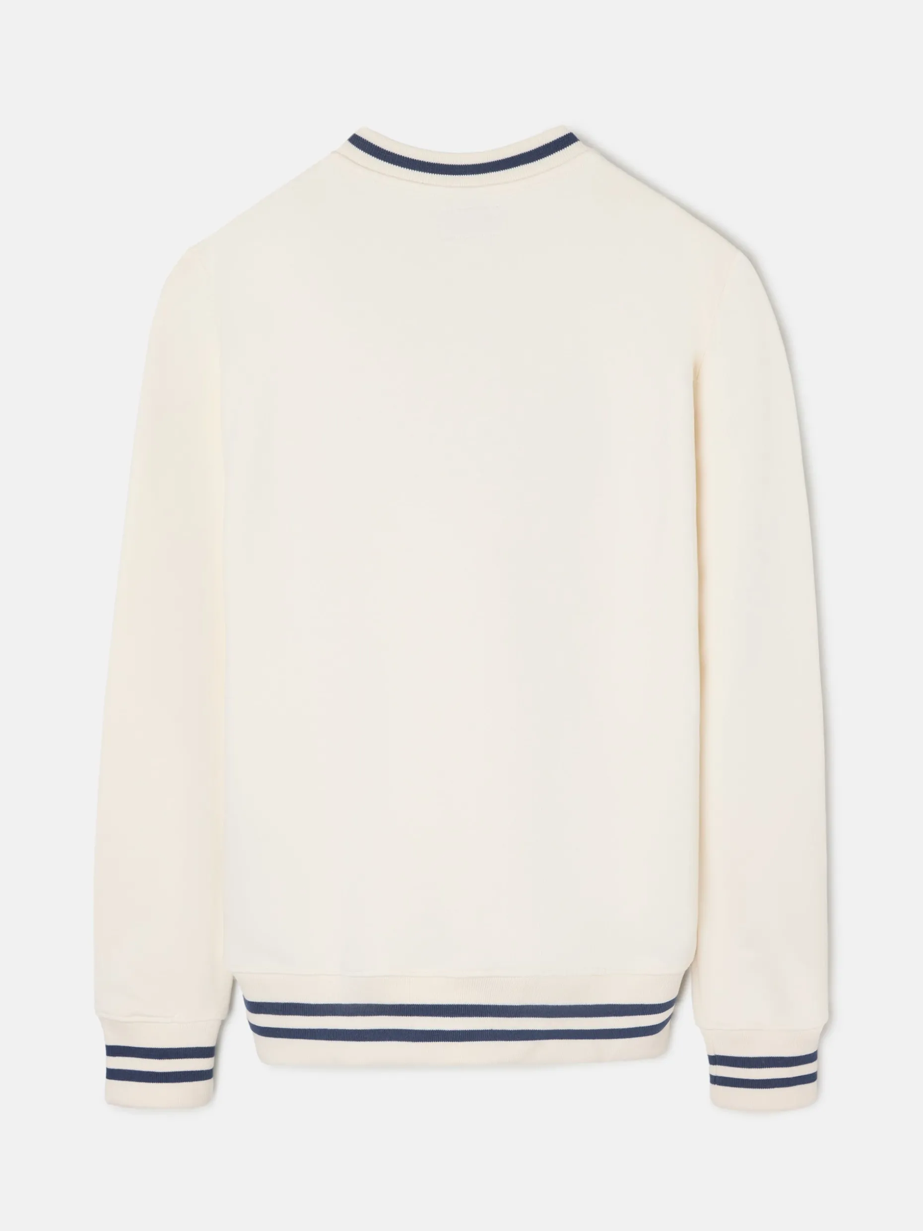Sudadera retro lettering crema