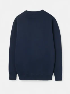 Sudadera silbon flock azul marino